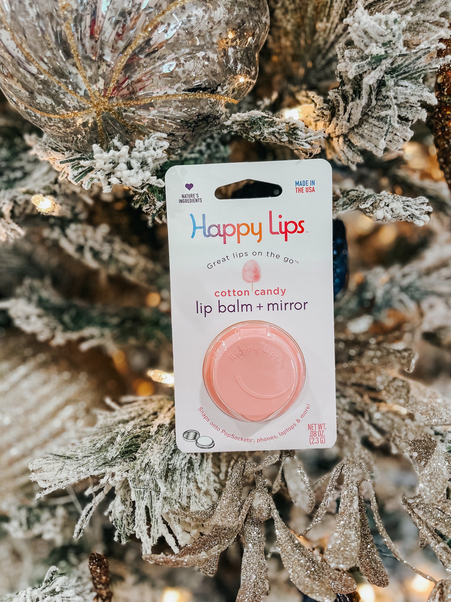 Happy Lips - Lip Balm W/Mirror