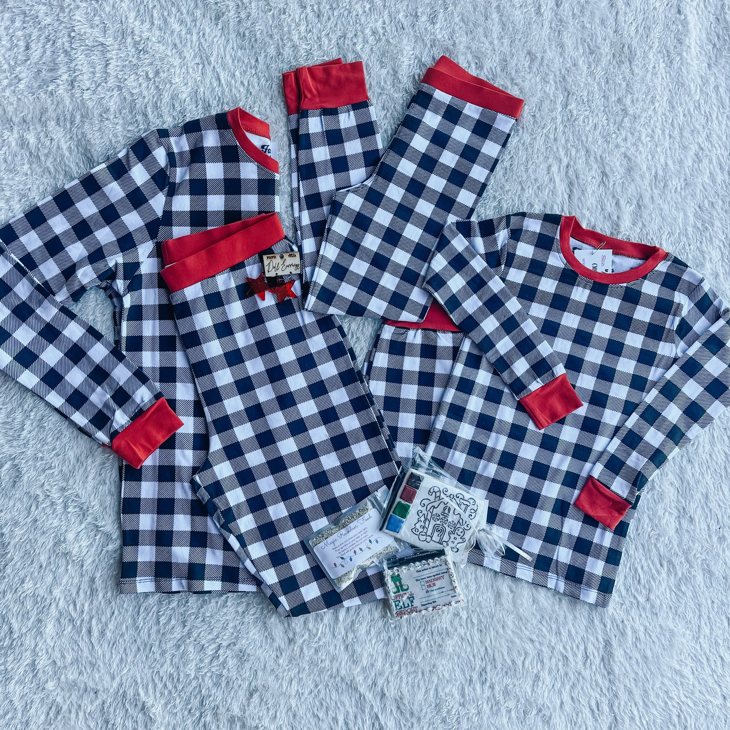 Checkered Christmas Pajamas