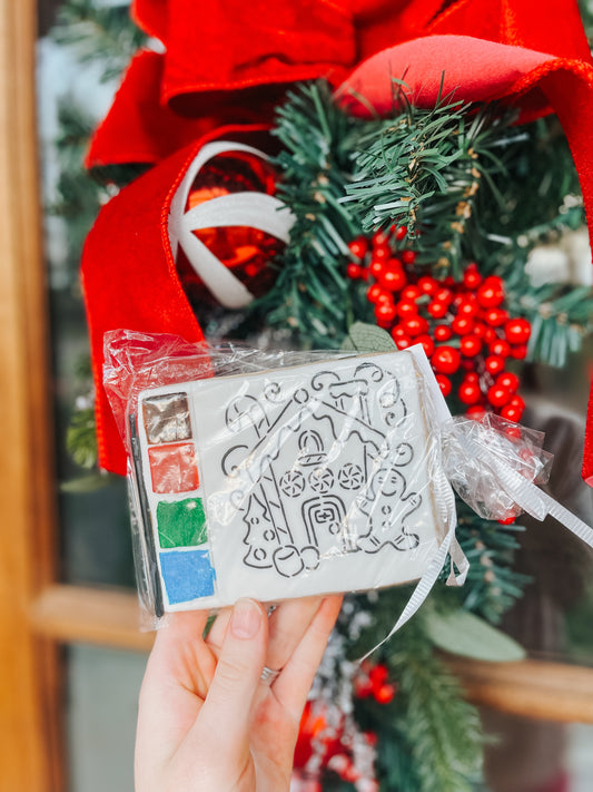 Gingerbread Paint Cookies