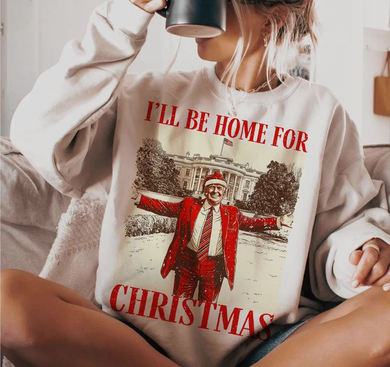 Home For Christmas Sweatshirt