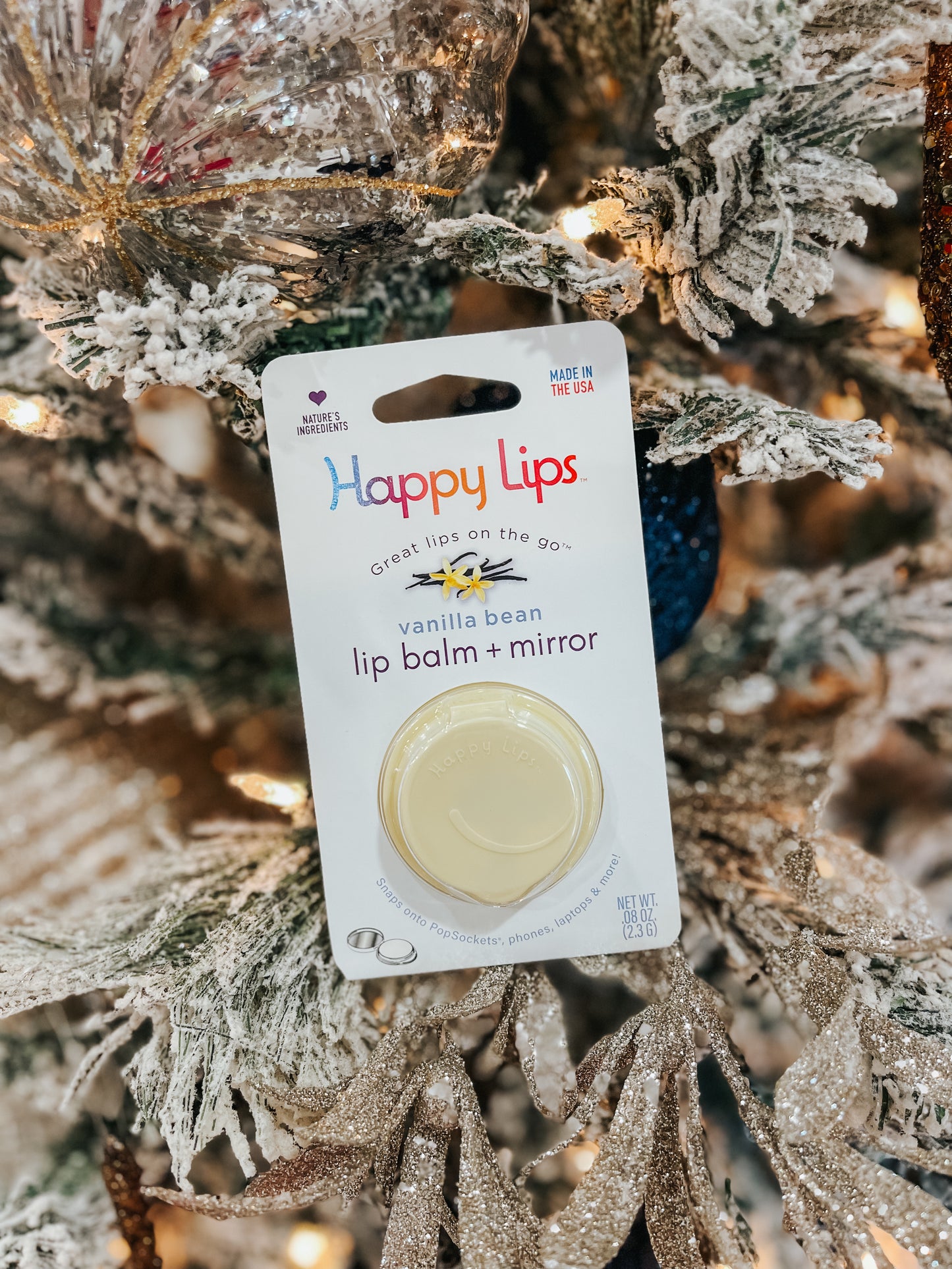 Happy Lips - Lip Balm W/Mirror