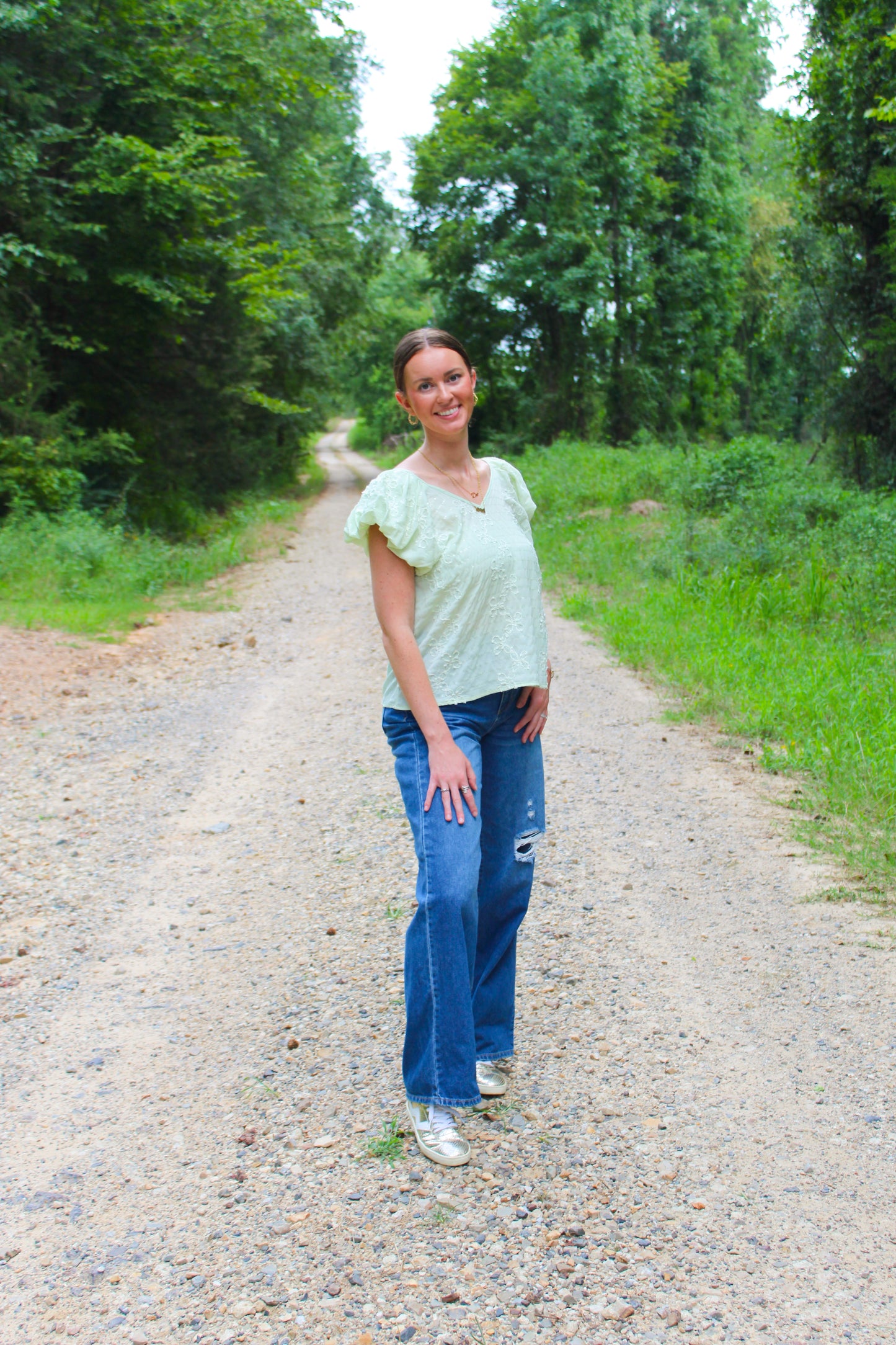 Whimsy Embroidered Blouse