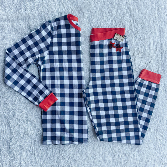 Checkered Christmas Pajamas