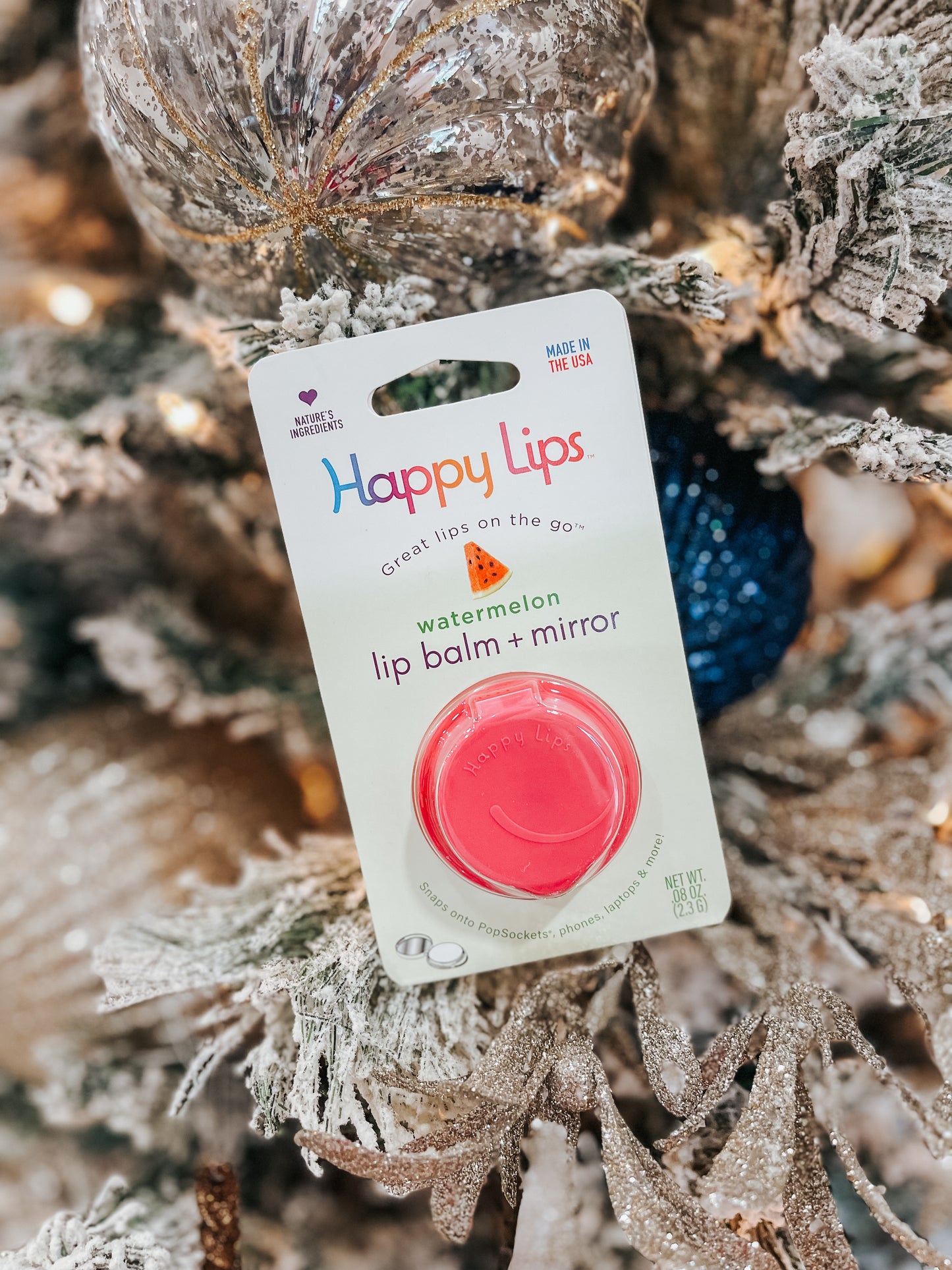 Happy Lips - Lip Balm W/Mirror